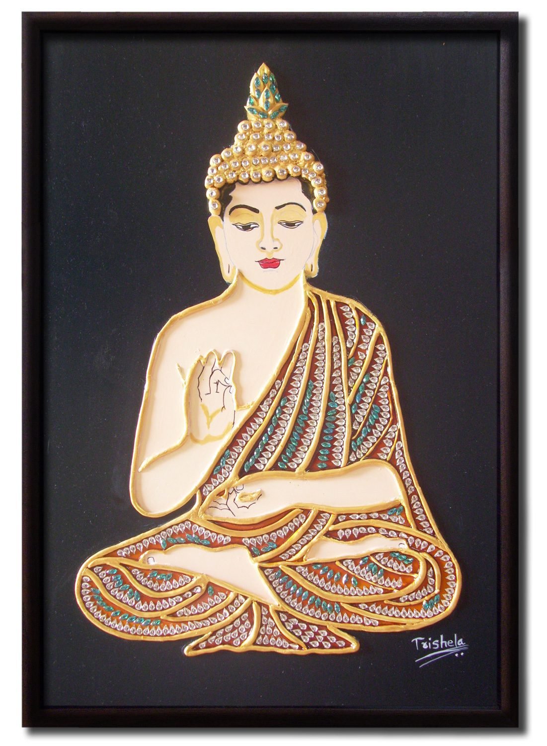 Buddha Meenakari Paintings