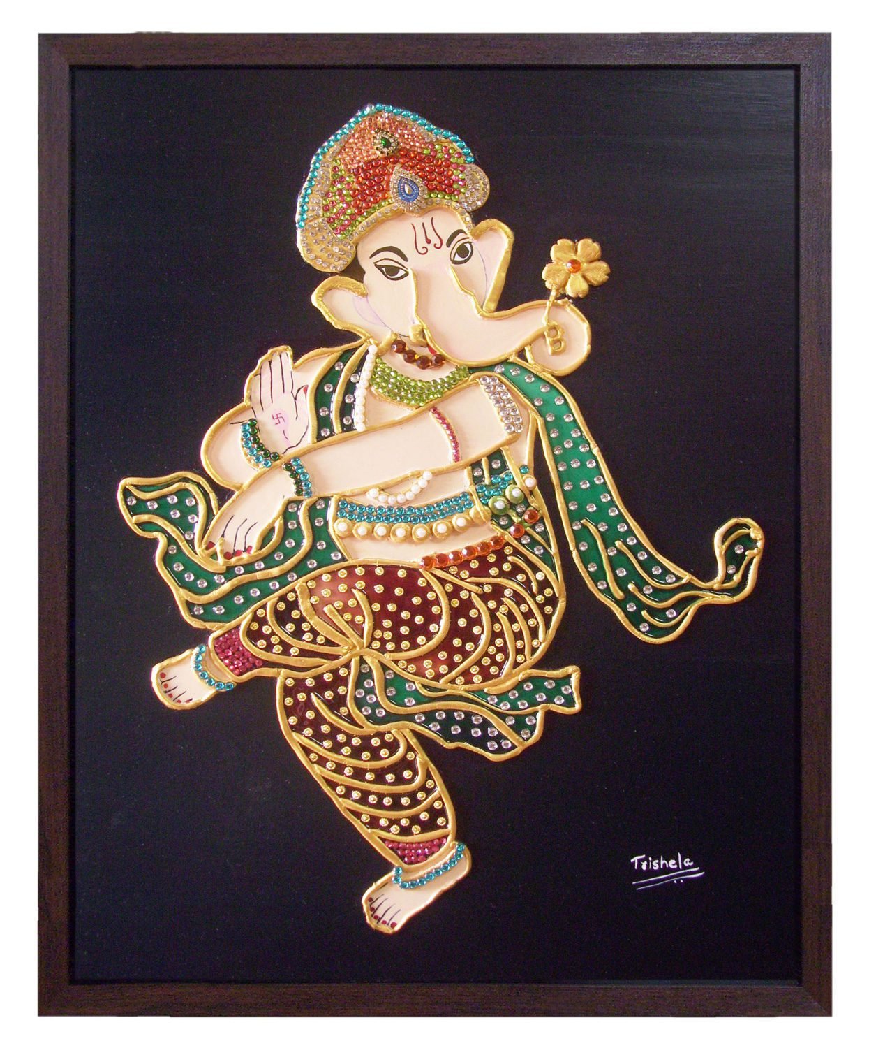 Ganesh Meenakari Paintings