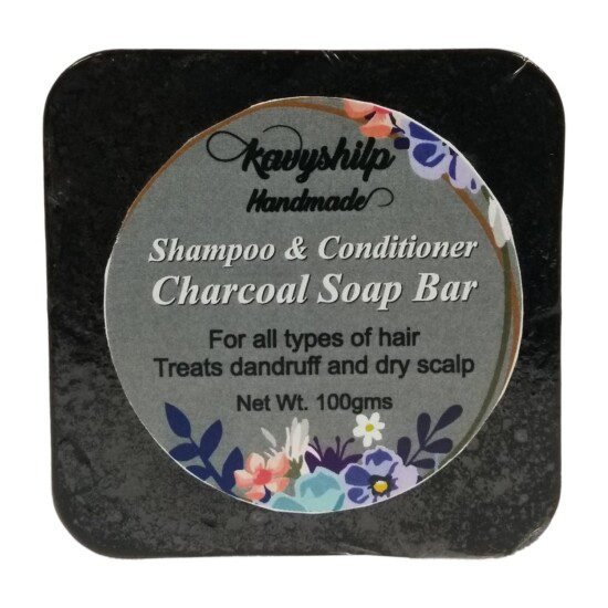 Charcoal-ShampooConditionerSoapBar for Women, Men, Girls, and Boys