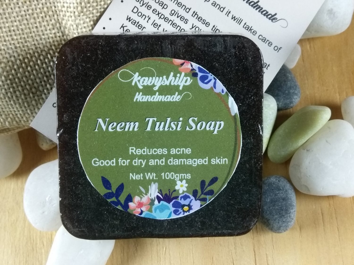 Neem and Tulsi Soap for Women, Men, Girls and Boys